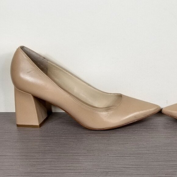 Marc Fisher LTD. Zala Pump, Nude Leather, Womens Size 8.5 M - Picture 7 of 12